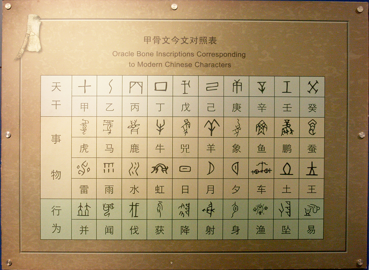 中国最古老文字起源 汉字演变历史过程