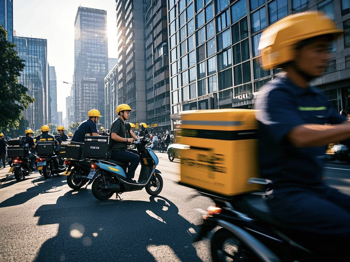 美女骑手送外卖该怎么点单？