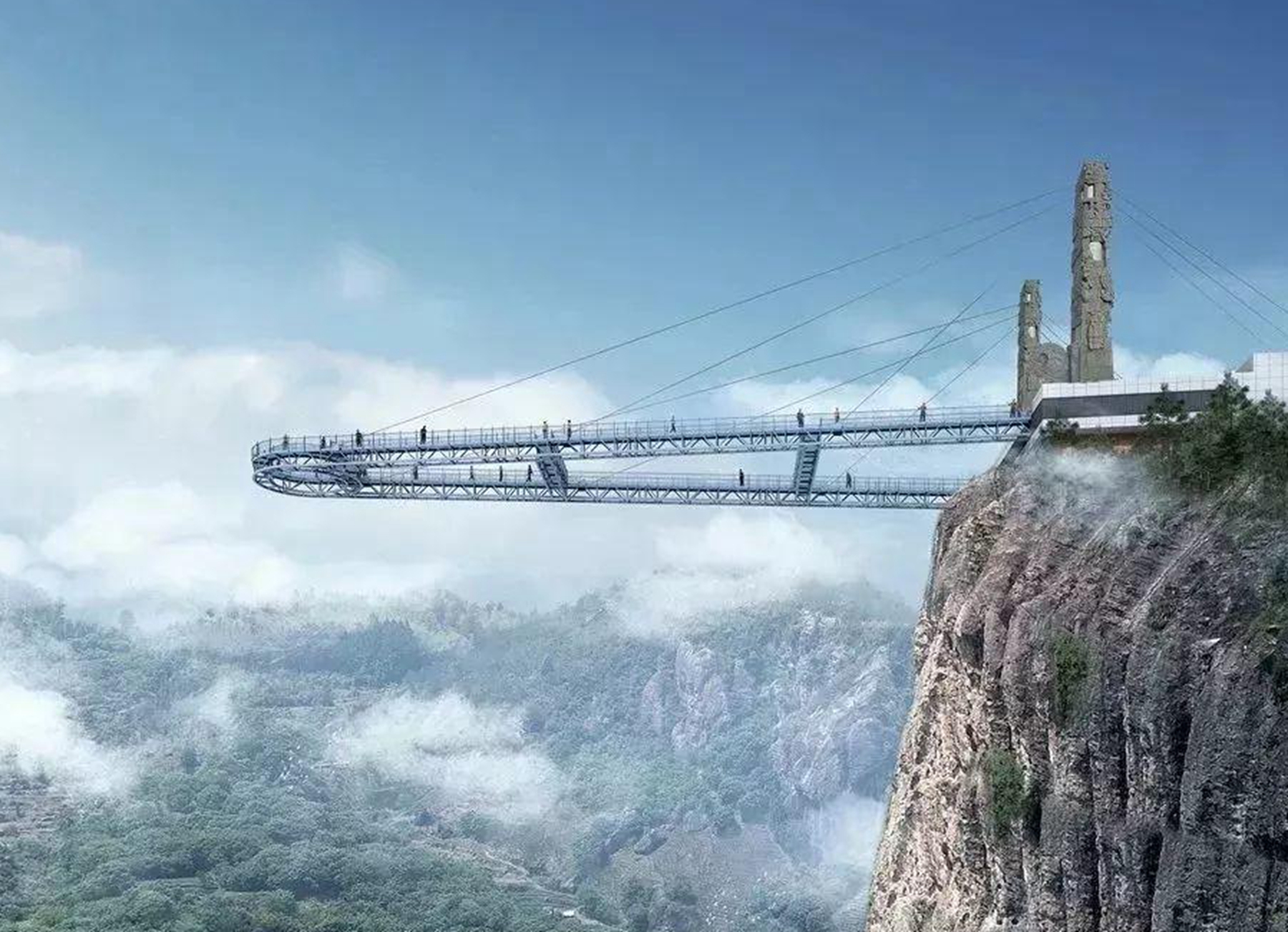 中国最美玻璃栈道在哪里？山水之间的一抹惊艳...