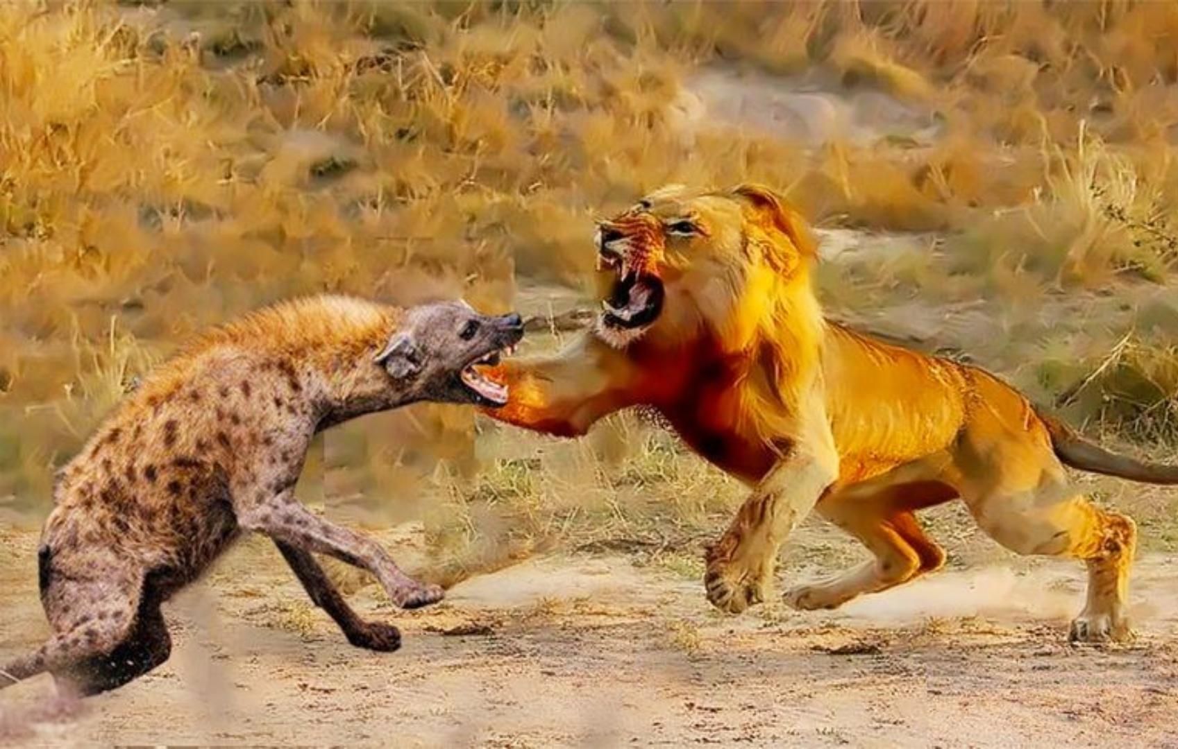 为什么鬣狗可以和抢狮子食物,相互追赶打斗,但是豹子...