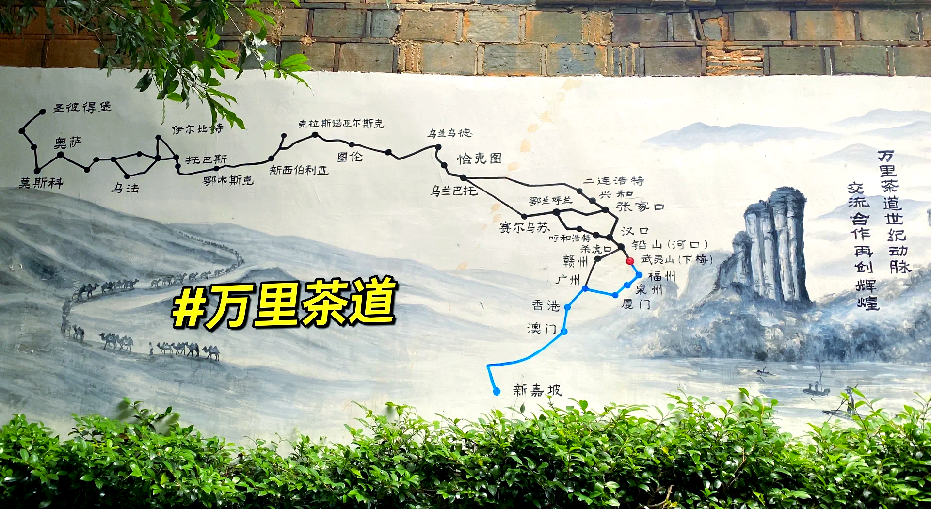 万里茶道路线图全解析 西安在茶道中扮演什么角色