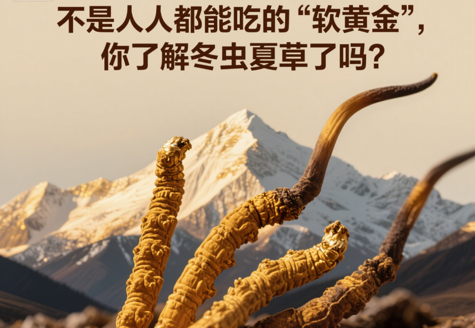 冬虫夏草是中药，并非人人都能吃？...