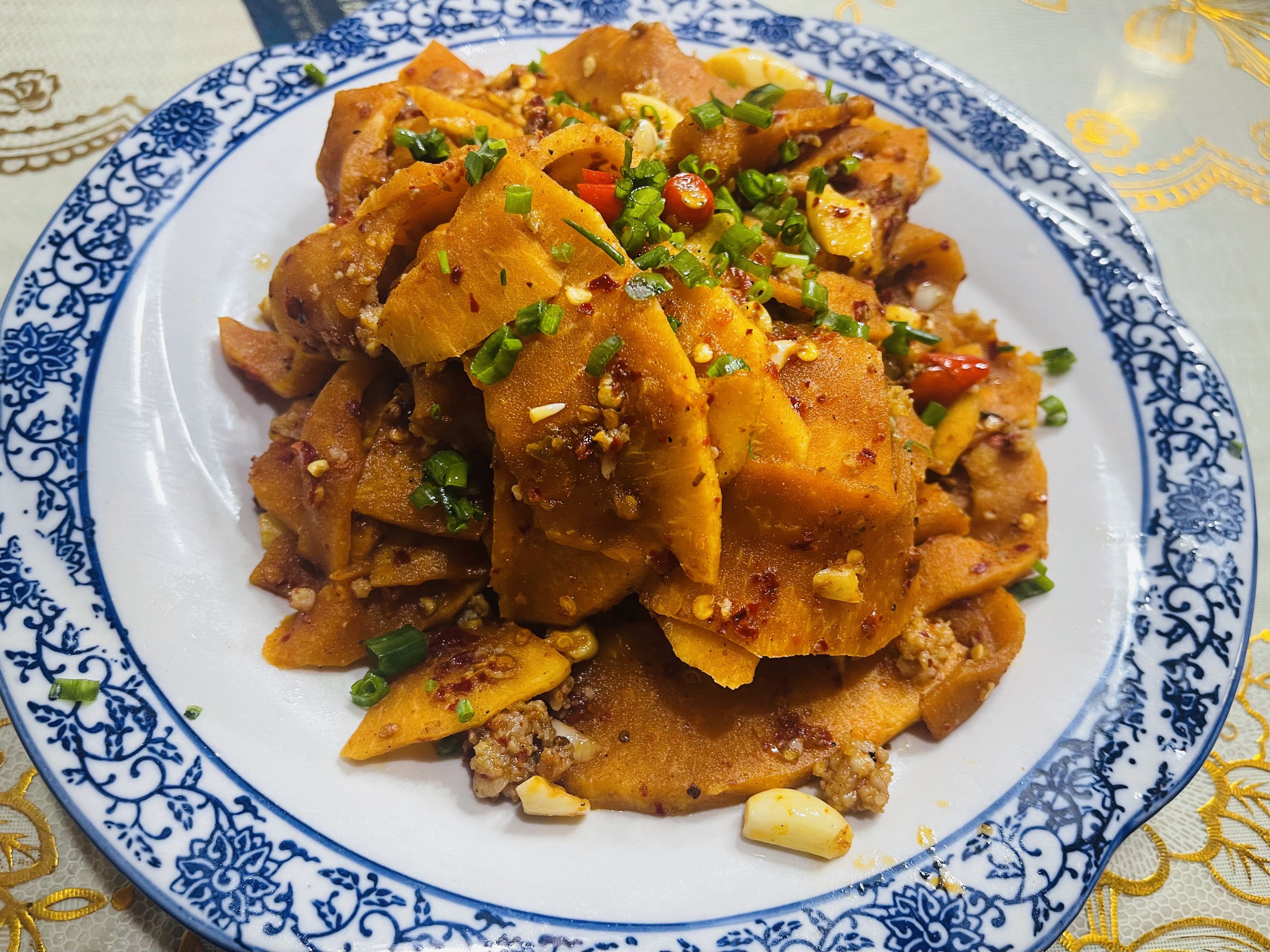 一道虾子柚皮,让难以下咽的柚皮变成可口美味?...