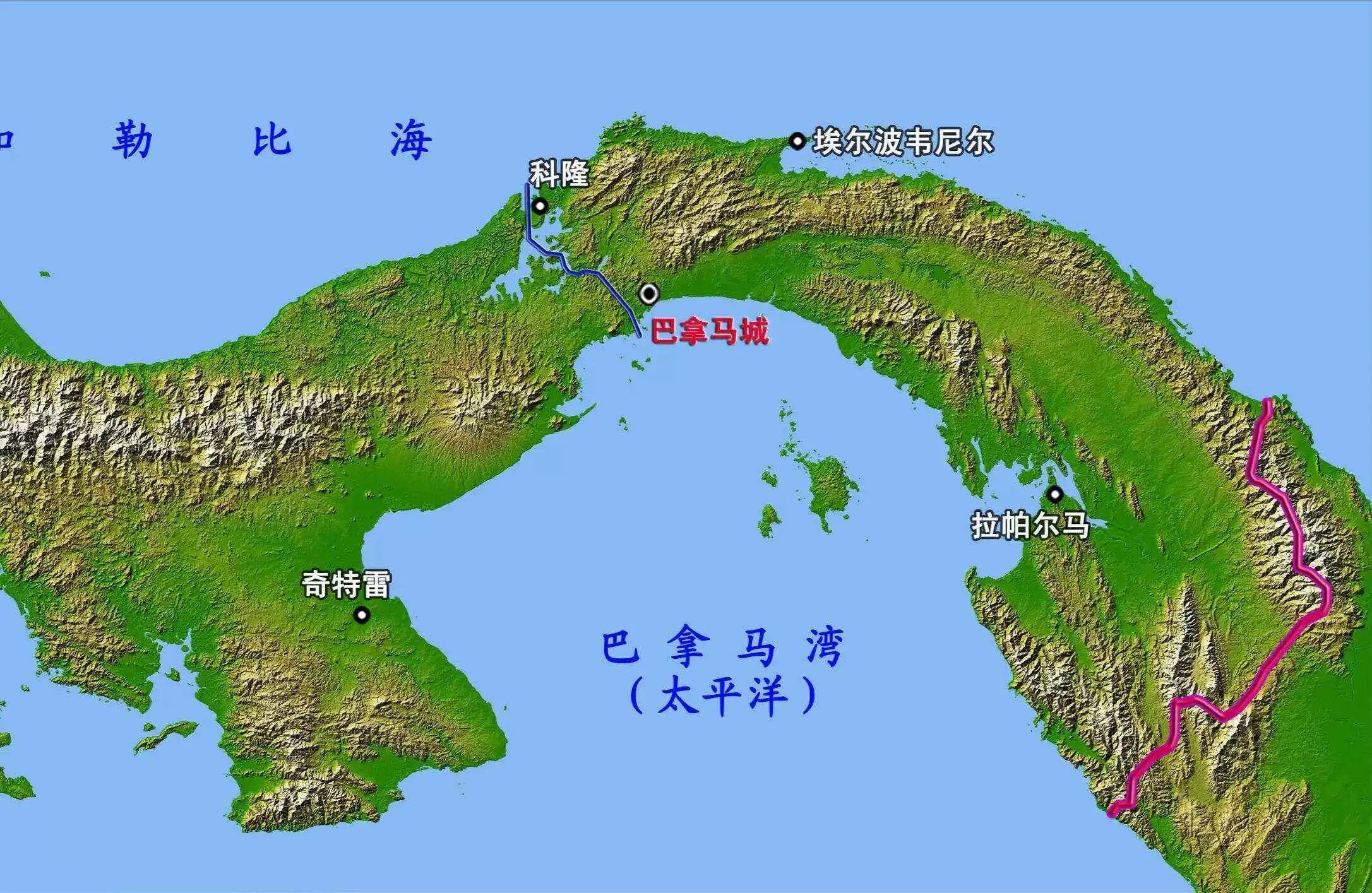 巴拿马地理位置在哪 巴拿马海峡是哪两个洲的分界线