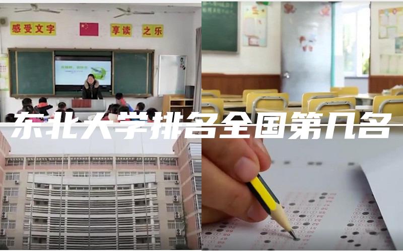 东北大学排名全国第几名