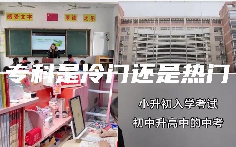 专科是冷门还是热门