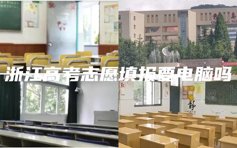 浙江高考志愿填报要电脑吗