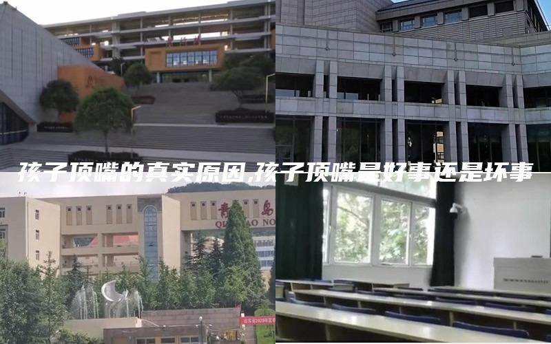 孩子顶嘴的真实原因,孩子顶嘴是好事还是坏事