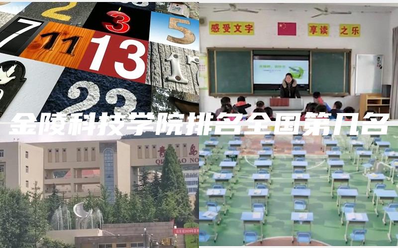 金陵科技学院排名全国第几名