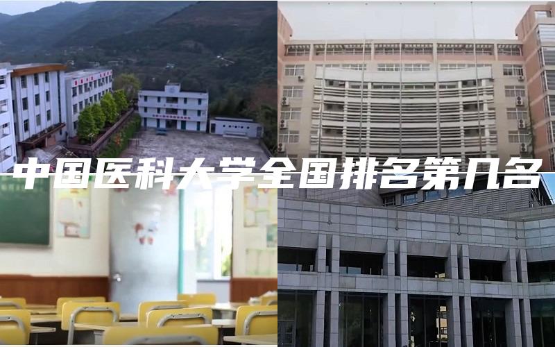 中国医科大学全国排名第几名