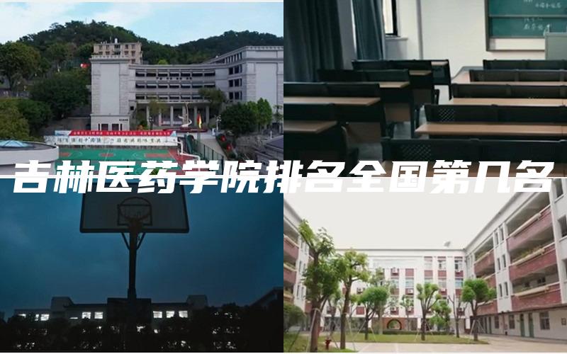 吉林医药学院排名全国第几名