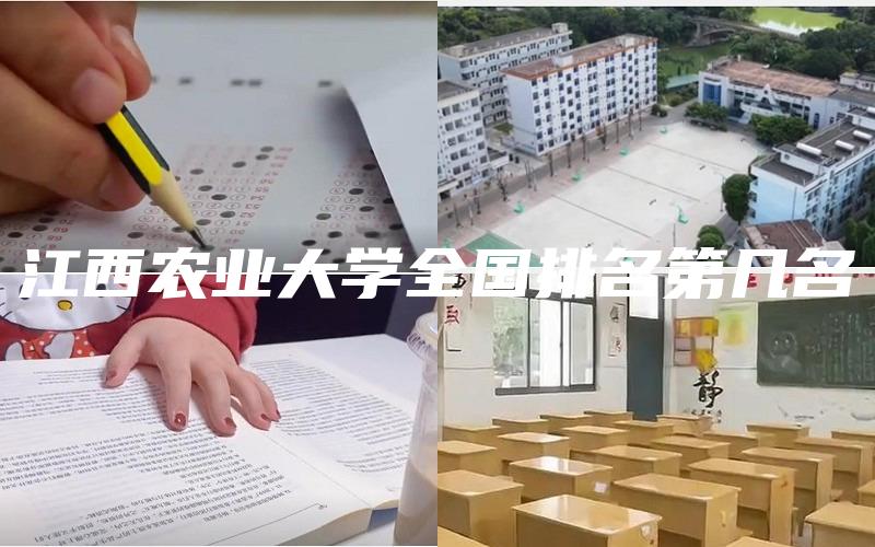 江西农业大学全国排名第几名