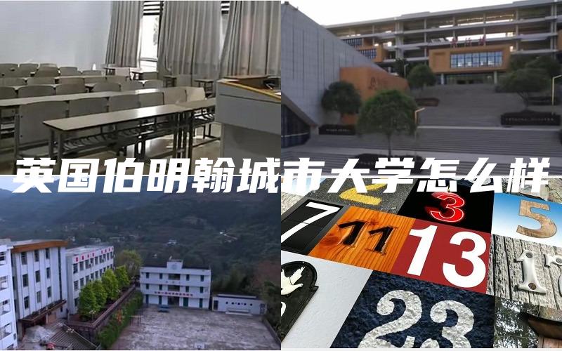 英国伯明翰城市大学怎么样