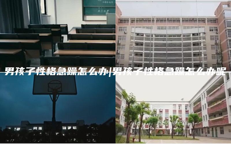 男孩子性格急躁怎么办|男孩子性格急躁怎么办呢