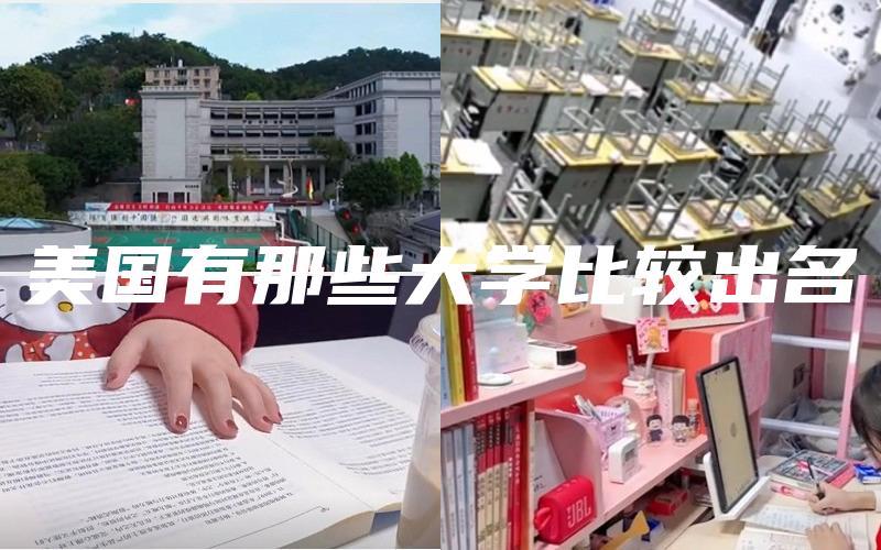 美国有那些大学比较出名