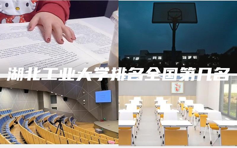 湖北工业大学排名全国第几名