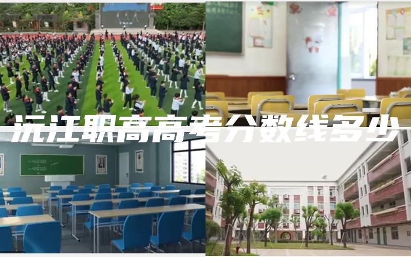 沅江职高高考分数线多少