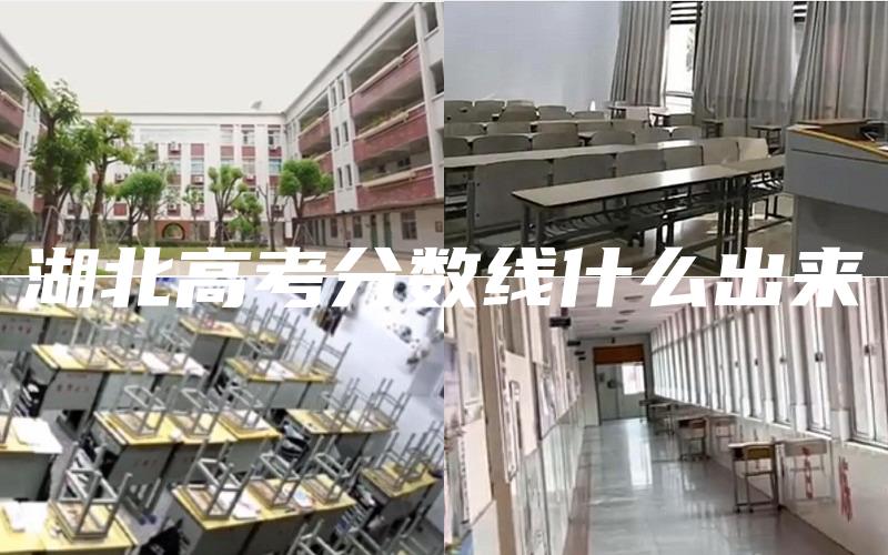 湖北高考分数线什么出来