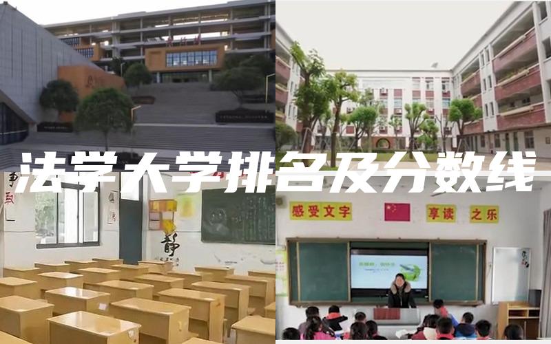 法学大学排名及分数线