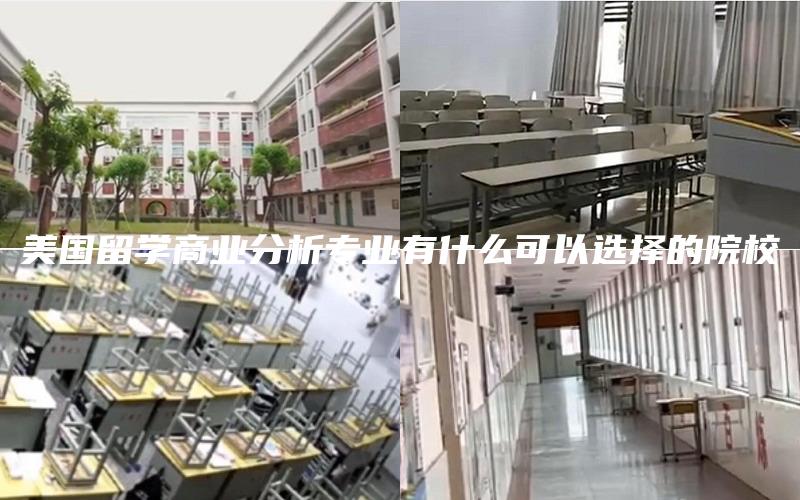 美国留学商业分析专业有什么可以选择的院校