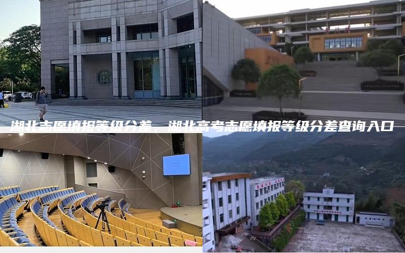 湖北志愿填报等级分差，湖北高考志愿填报等级分差查询入口