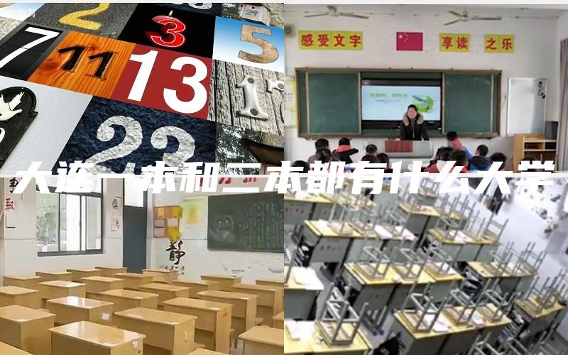 大连一本和二本都有什么大学