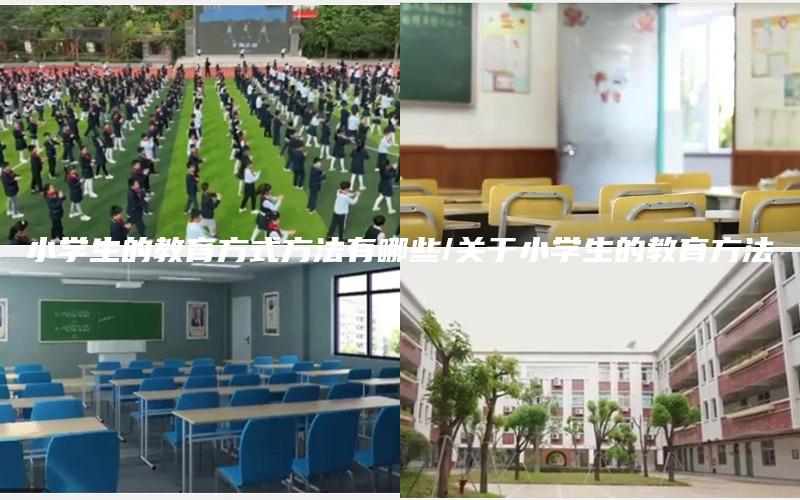 小学生的教育方式方法有哪些/关于小学生的教育方法