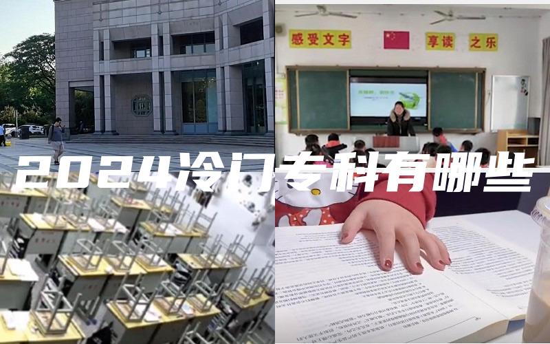 2024冷门专科有哪些