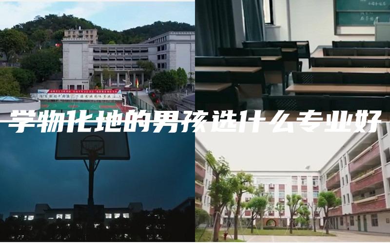 学物化地的男孩选什么专业好