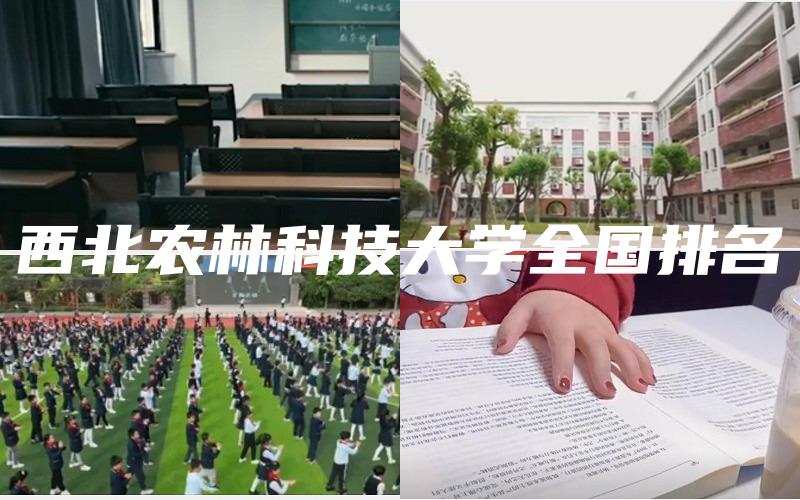 西北农林科技大学全国排名