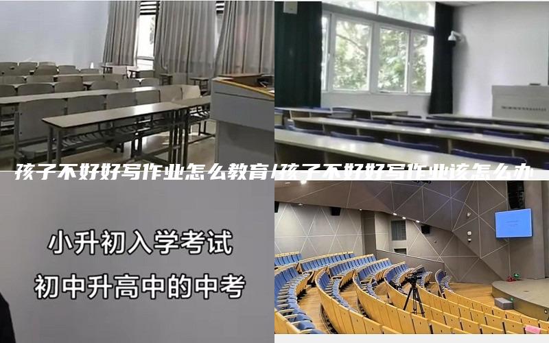 孩子不好好写作业怎么教育/孩子不好好写作业该怎么办