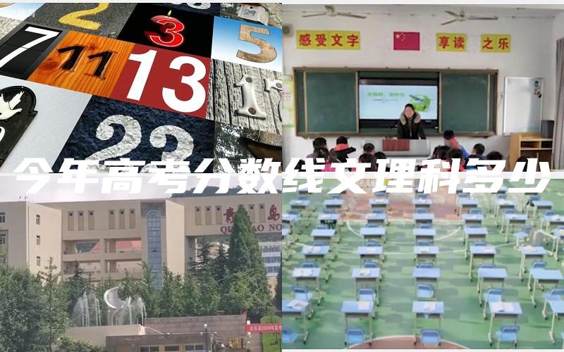 今年高考分数线文理科多少